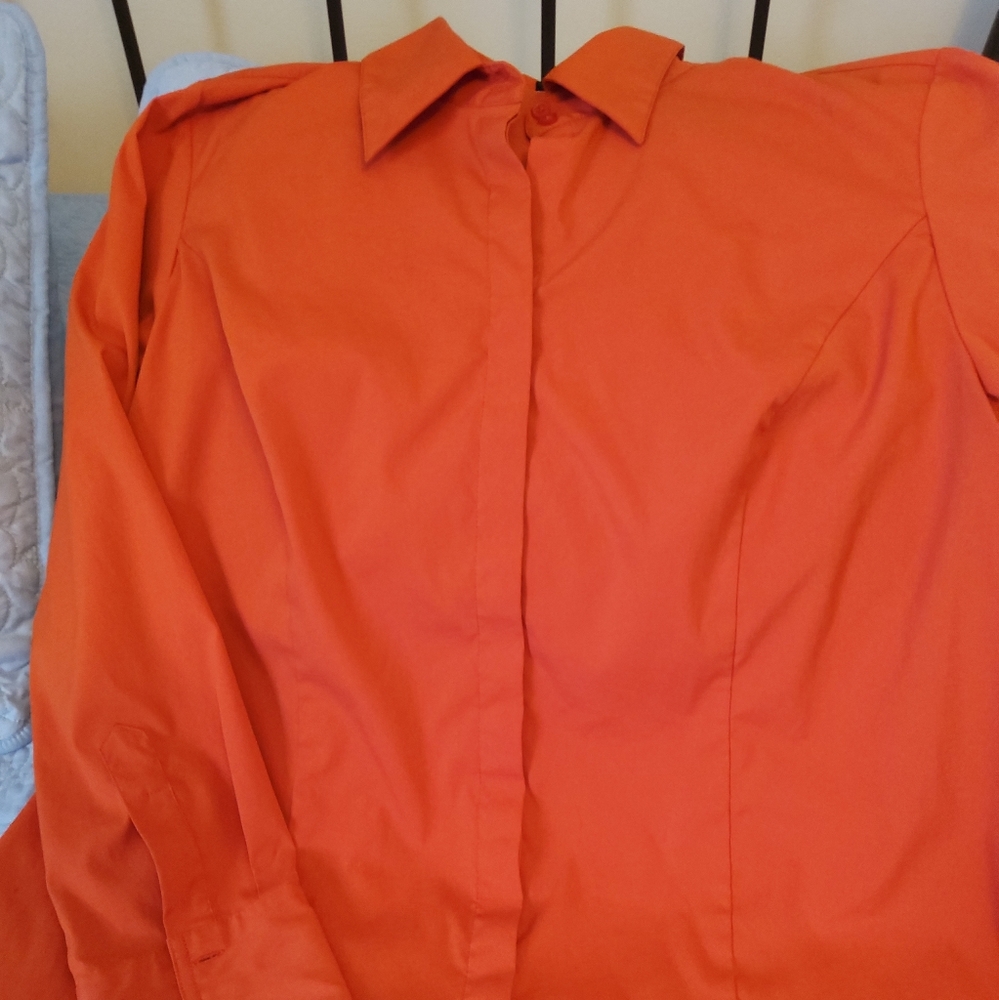LANE BRYANT button front blouse